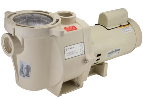 Pentair WhisperFlo Energy Efficient 1.5 HP Up-Rated Single Speed Pool Pump - 011518