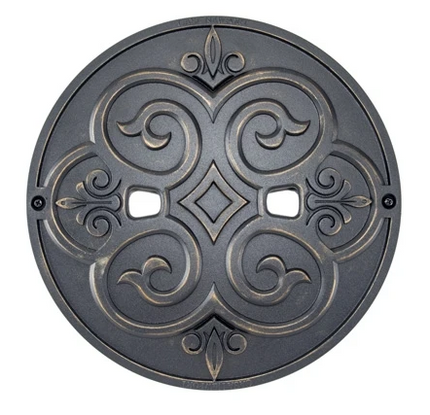 Casa Newport 9.9" Bronze Metal Skimmer Lid - 20-01011