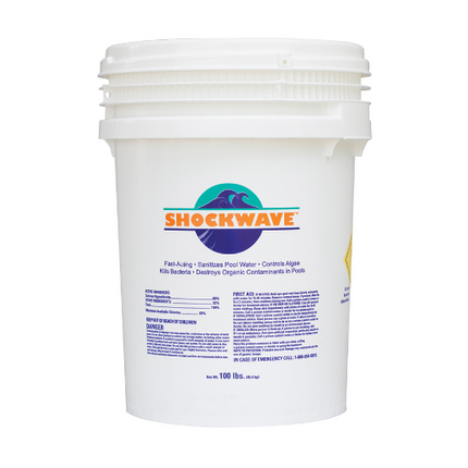 Shockwave 100 Lbs Drum Granular Calcium Hypochlorite - 25239