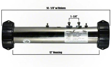 HydroQuip 4.0 KW Universal Heater Assembly - 27-J0413-5S-K