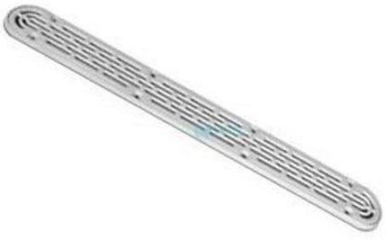 Aquastar 32" Channel Drain Flate Grate Trapment Suction Outlet Cover And Frame White -VGB Series - 32CDFLFR101