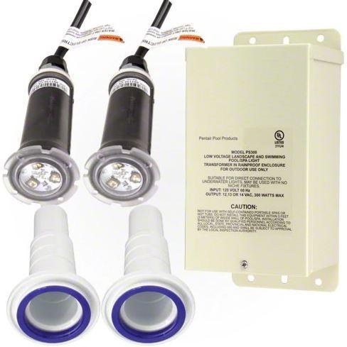 Pentair GloBrite LED Light 100 Foot Cord Gunite Combo 2 - 619994