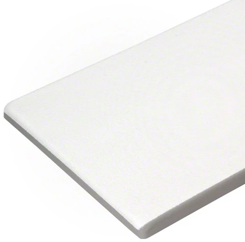 S.R. Smith 6' Fibre-Dive Diving Board Silver Gray / White Tread - 66-209-266S2-1