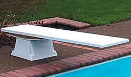SR Smith Supreme Jump Stand with 6' Frontier III Board Radiant White with White Springs - 68-209-6162