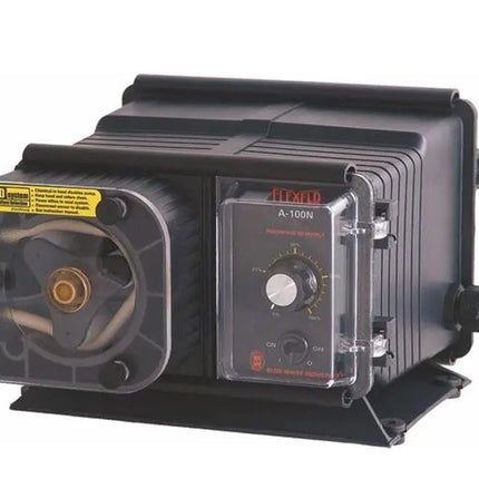Blue White FlexFlo A100N Metering Feeder Pump 115V - 1/4" OD 52.5 GPD Compression Nuts