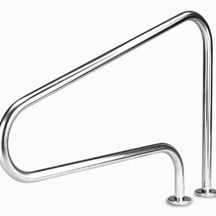 Inter-Fab D3D 60" 3 Bend Stair Rail - .049" Wall Copper Vein - D3D60049-4