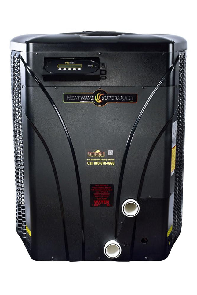 AquaCal SQ200 HeatWave SuperQuiet Heat Pump - 138,000 BTU - SQ200ARDSBPA-AquaCal