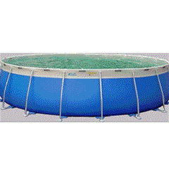 Aqua Blue 20' Round So' Wall Pool 48" Deep