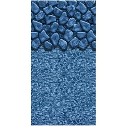 Above-Ground Pool 20 GA. 52” Boulder Swirl Beaded Vinyl Liner- 15' X 27' OVAL