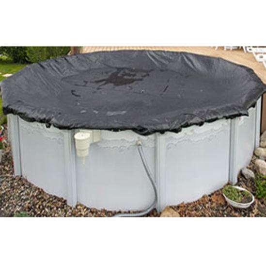 Above-Ground Rugged Mesh Winter Cover -Pool Size: 21' x 41' Oval- Arctic Armor 8 Yr Warranty