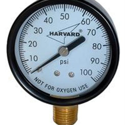 American Granby 1-8" MPT Lower Pressure Gauge - Steel Case