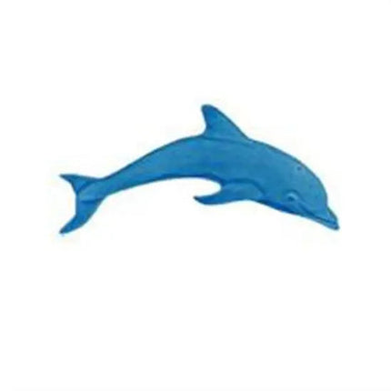 Artistry In Mosaics Aquatic Line Light Blue Mini Dolphin Mosaic Tile