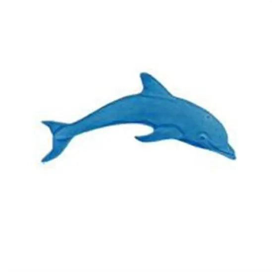 Artistry In Mosaics Aquatic Line Light Blue Mini Dolphin Mosaic Tile