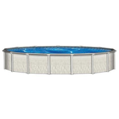 Wilbar International Barbados 21' Round 52" Steel Pool with 7.5" Top Seat - PBAR-2152SSPSS2C