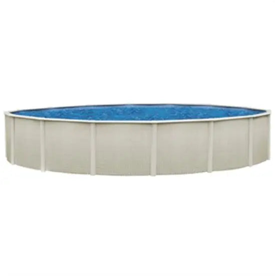 Belize 24' Round 52" Steel Pool with 6" Top Seat