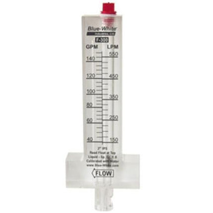 Blue White F-300 Series Flowmeter for 1.5" PVC Pipe