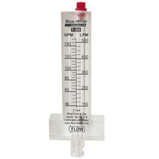 Blue White F-300 Series Flowmeter for 3" PVC Pipe