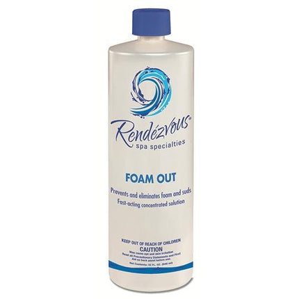 GLB Foam Out Spa Clarifier 1 Quart - 1 Bottle