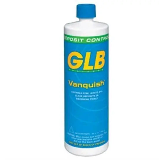 GLB Vanquish Algae and Deposit Control for Pools 1 Quart - 12 Bottles
