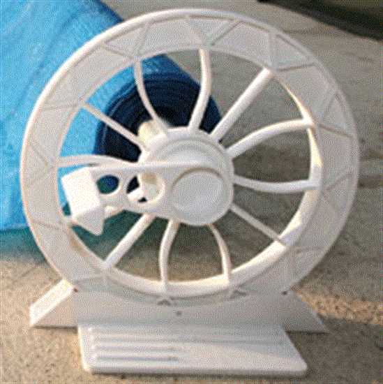 GLI 20' Typhoon Resin Inground Solar Reel System with 4" Tube