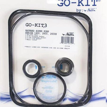 Aladdin Standard Repair Kit For Hayward Super Pump Series - GO-KIT3