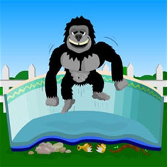 Blue Wave Gorilla 18’ Round Floor Padding - NL122