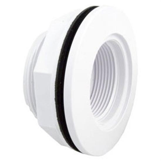 Hayward Wall Fitting Vinyl Fiber Glass White - 1.5" SKT