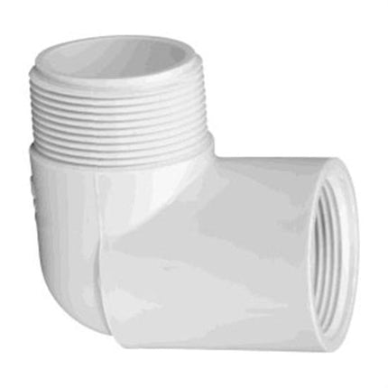 Lasco 1.5" MPT x FPT 90 Degree Elbow Street - Schedule 40