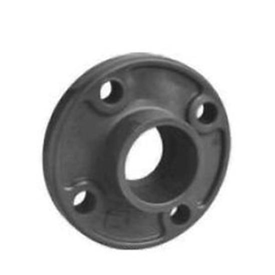 Lasco 6" PVC SKT Flange Loose Ring Gray Fibertuff - Schedule 80