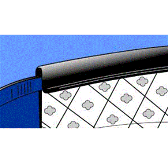 Overlap Liner Coping for 16' x 32' Oval Pool - 41 Strips