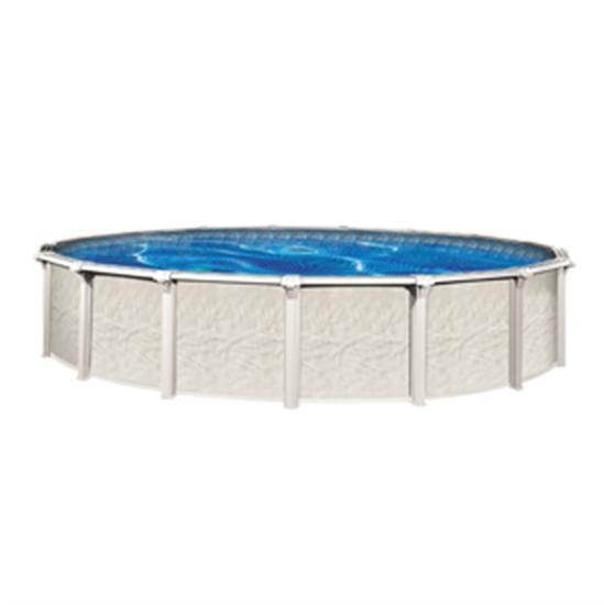 Martinique 27' Round 54" Hybrid Pool w- 8.5" Top Seat