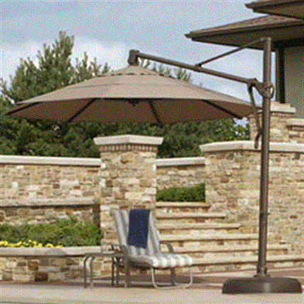 11' Oct Terra Cotta Umbrella No Valance