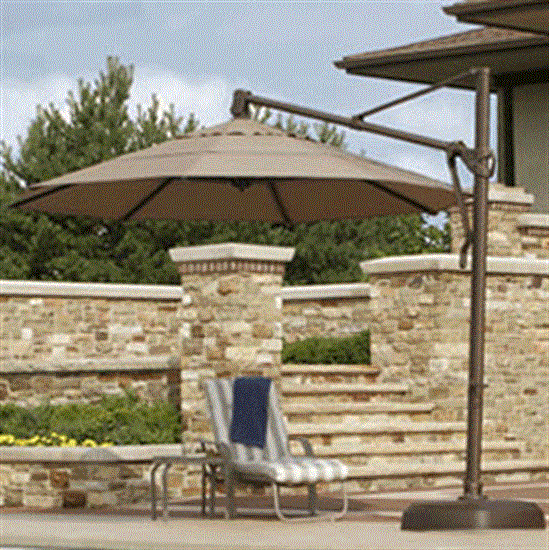 11' Oct Terra Cotta Umbrella No Valance