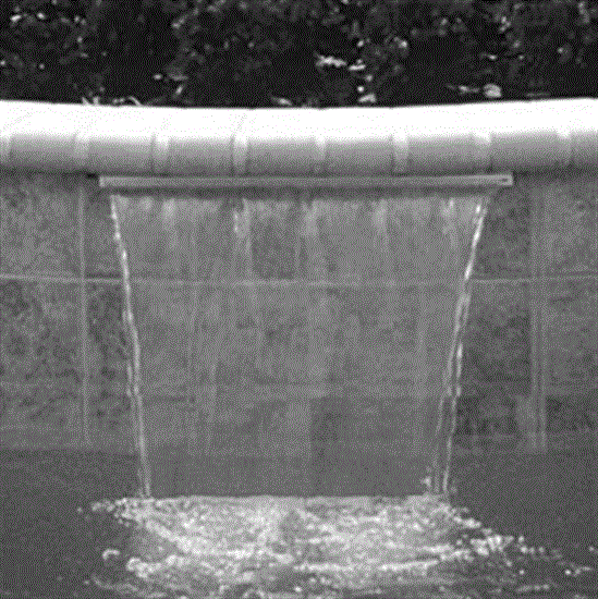 Nexxus Oasis Sheer Waterfall 84" Wide with 6" Extended Lip