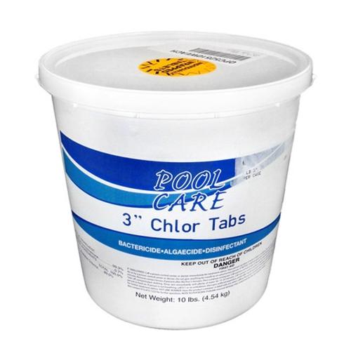 Pool Care 3" 7-Day Chlorinating Tablets - 10 lb Pail