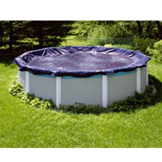 Royal Above Ground Winter Cover - 24' Pool Size - 27' Round Cover - 3 ft Overlap
