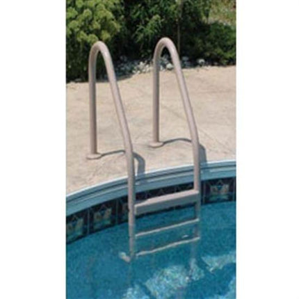 Saftron 3 Step In Ground Polymer Ladder - Gray
