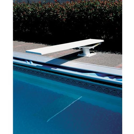 SR Smith Cantilever Jump Stand with 6' Glas Hide Board Radiant White with White Stand Springs - 682092062
