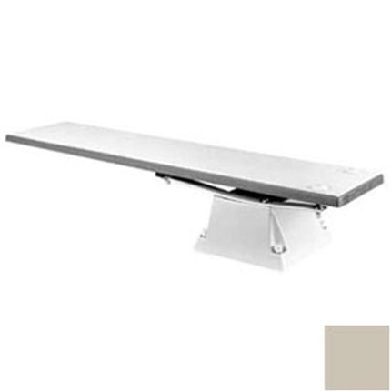 SR Smith Flyte-Deck Stand with 8' Frontier III Dive Board- Dive Board - Silver Gray with Matching Tread