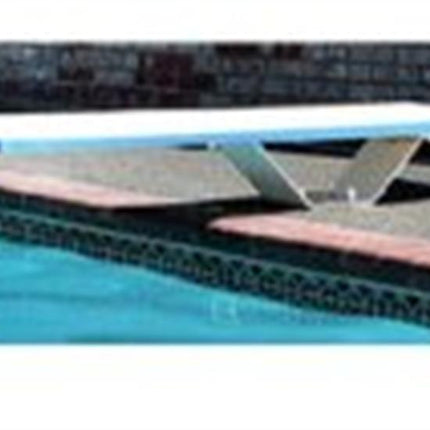 SR Smith Frontier II Jump Stand with 6' Frontier II Board Pewter Gray with Matching Tread and White Springs - 68-209-586620T