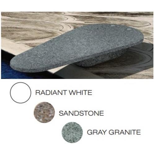 SR Smith Gray Granite FreeStyle Diving Board with Rock Gray Cantilever Stand - 68-210-42624