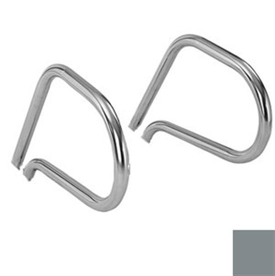 SR Smith Residential Ring Handrails - Pair - No Anchors - Rock Gray