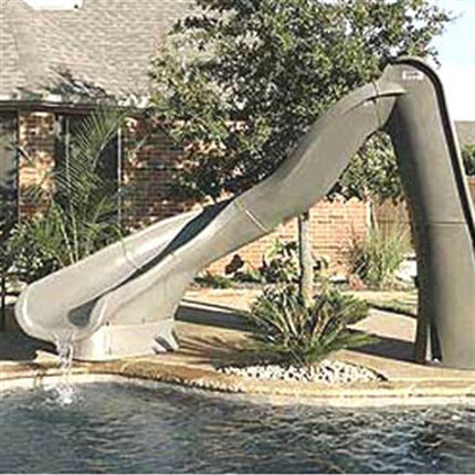 SR Smith Turbo Twister Pool Slide Left Turn Sandstone - 688-209-58223