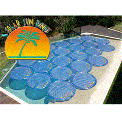 Solar Sun Rings for 21' x 41' Oval A-G Pools - 17 Solar Rings