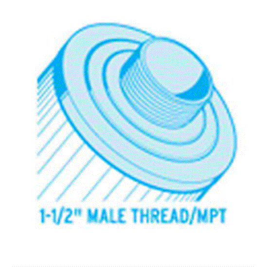 Unicel 50sq ft Coleman Top Load Cartridge, 2" Male Thread