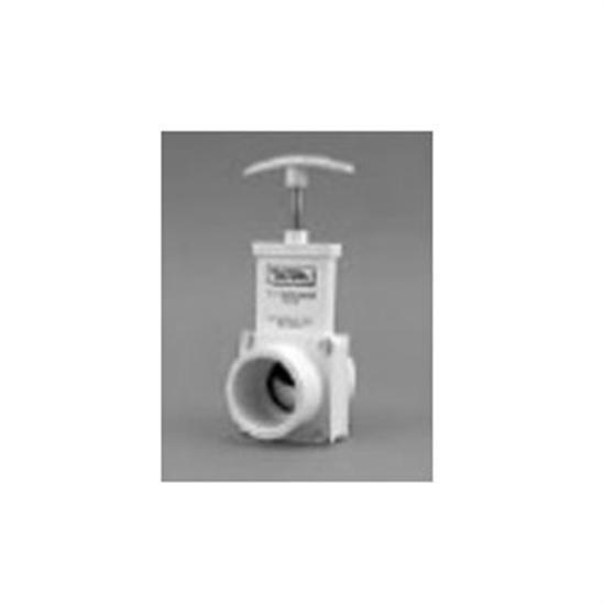 Valterra 1.5" SKT Unibody Gate Valve PVC - White
