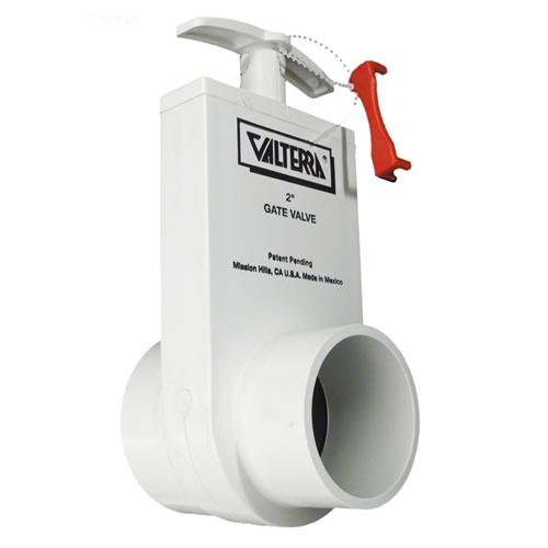 Valterra 2" SKT PVC X Spigot Unibody Gate Valve - White