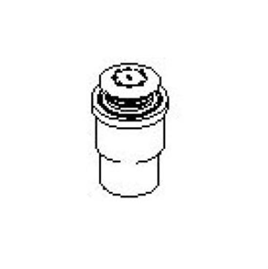 Waterway Top Flow Air Injector Black - 1" Spigot