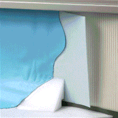 Wall Foam Kit - 28' Round - 1-8" thick 48" Tall - 1-100' Roll and 3 Cans of Spray Tack